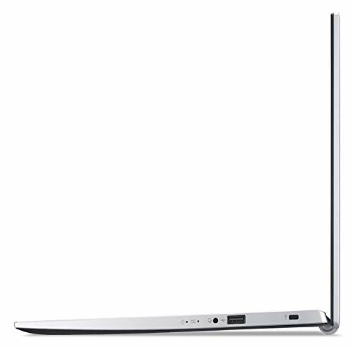 Vue latérale d'un ultrabook mince